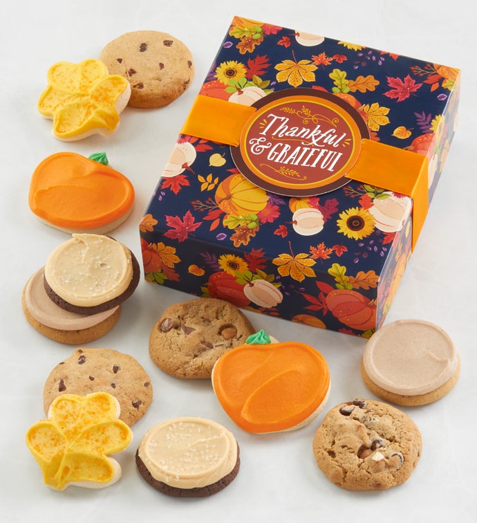 Fall Cookie Gift Box   Thankful and Grateful