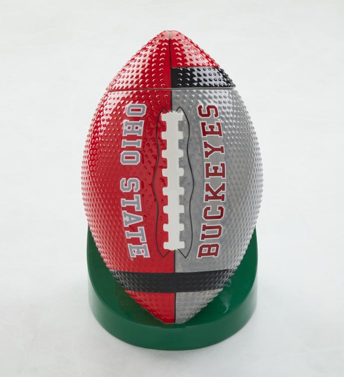 OSU Football Cookie Jar with Cookies