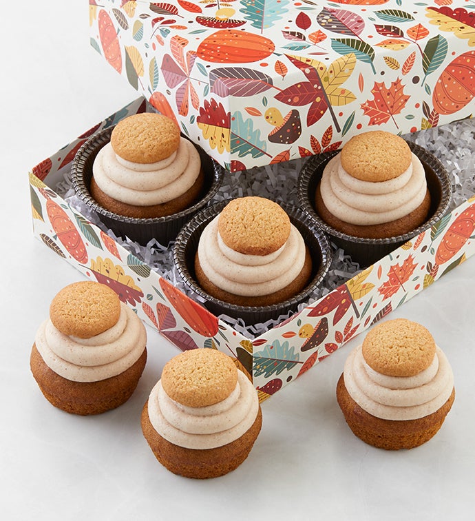 Buttercream Frosted Pumpkin Spice Cupcakes