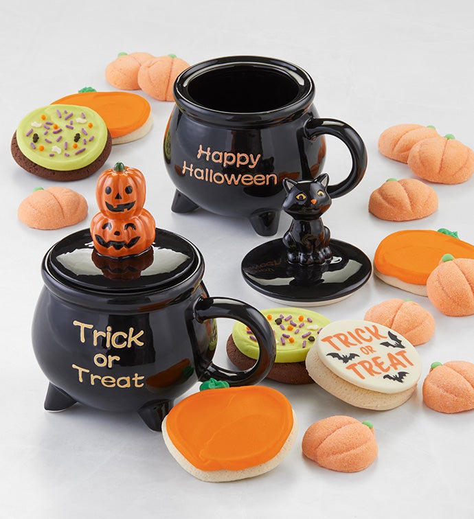 Cauldron Mugs & Marshmallows   Set of 2