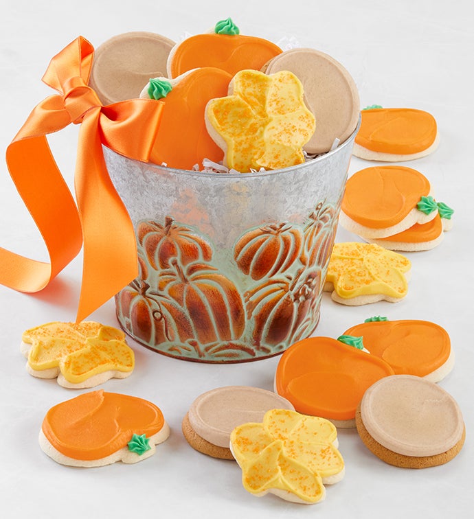 Stacked Pumpkins Gift Pail