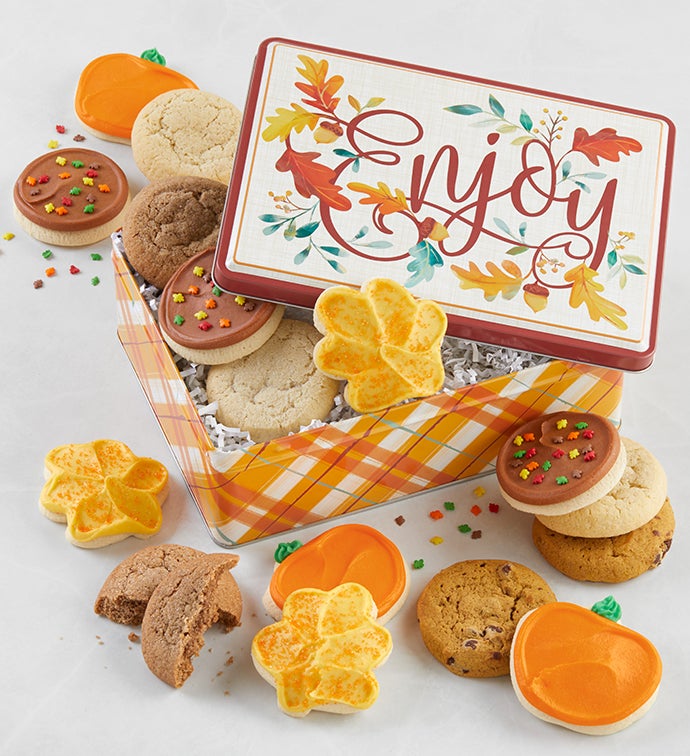 Enjoy Fall Cookie Gift Tin