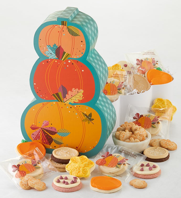 Pumpkin Shaped Bakery Gift Box