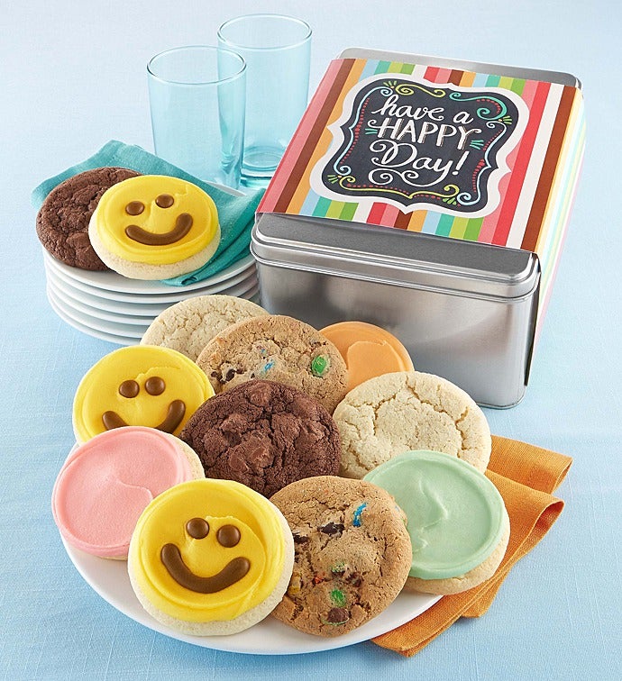 Happy Day Cookie Gift Tin