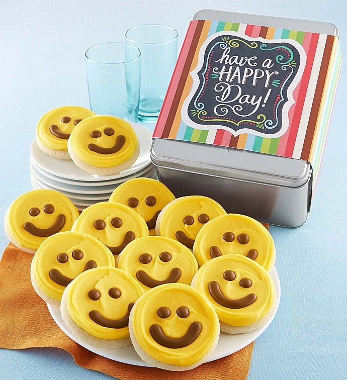 Happy Day Buttercream Frosted Gift Tin