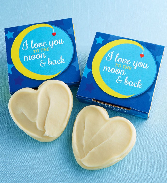 Love You to the Moon and Back Cookie Card