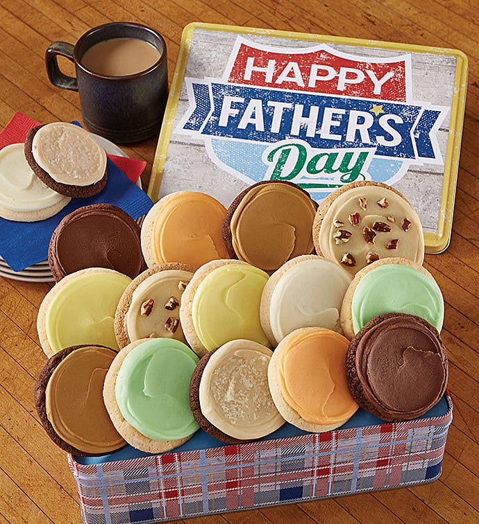 Father&#39;s Day Gift Tin   Frosted Assortment