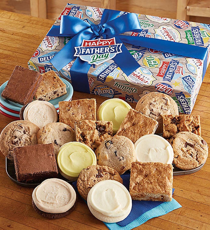Father&#39;s Day Cookie and Brownie Gift Boxes