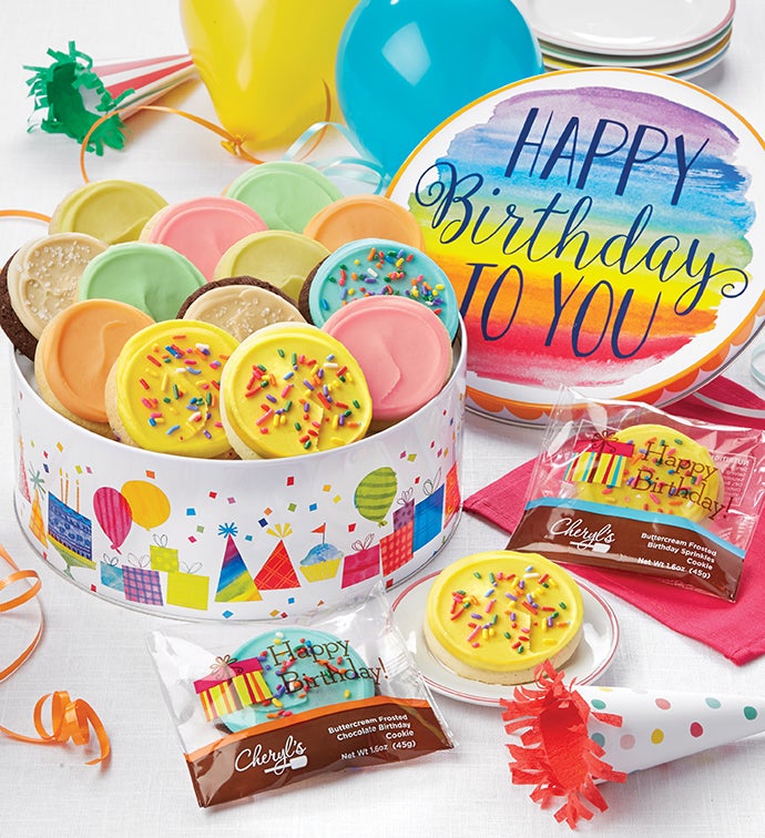Birthday Gift Tin – Frosted Assortment