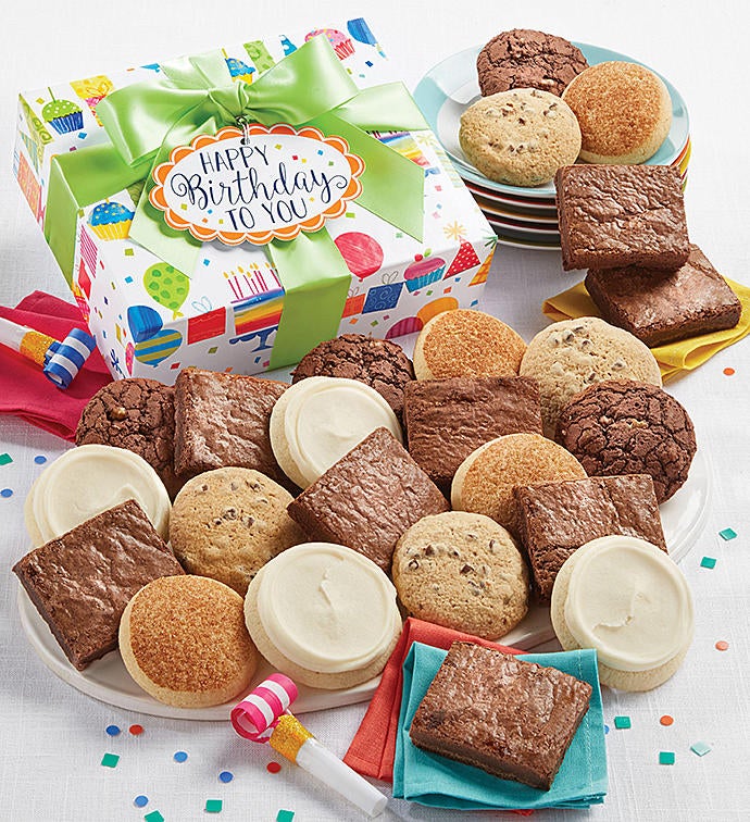 Birthday Gluten Free Cookie and Brownie Boxes