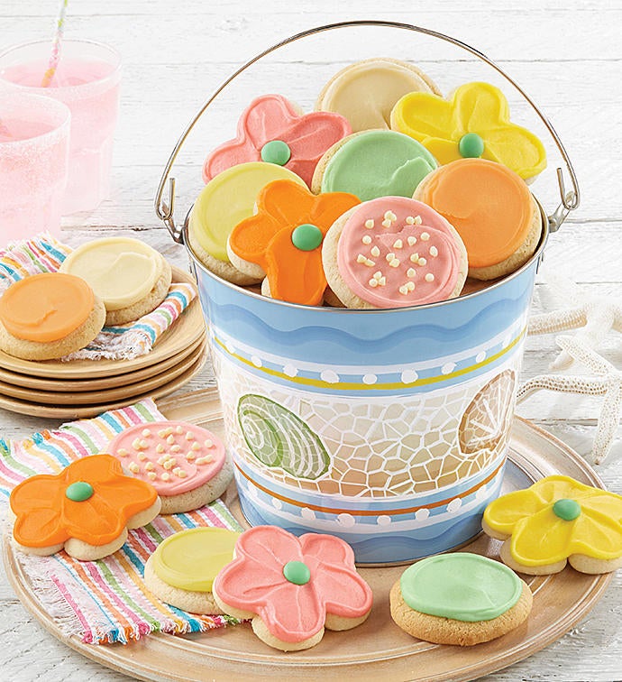 Buttercream Frosted Summer Cookie Pail