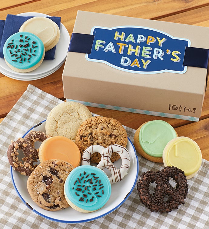 Fathers Day Cookies and Pretzels