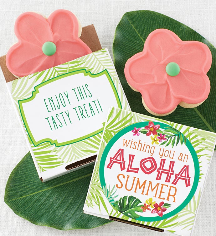 Aloha Summer Cookie Card