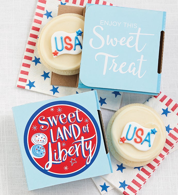 Sweet Land of Liberty Cookie Card