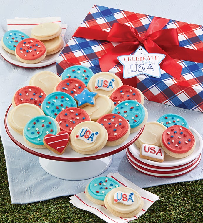 Patriotic Cookie Gift Box   Large