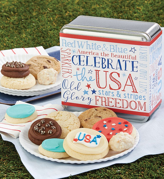Celebrate the USA Patriotic Mini Gift Tin