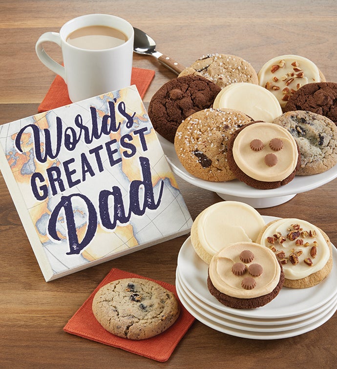 Father's Sign and Cookies