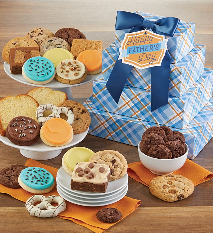 Father's Day Dessert Gift Tower