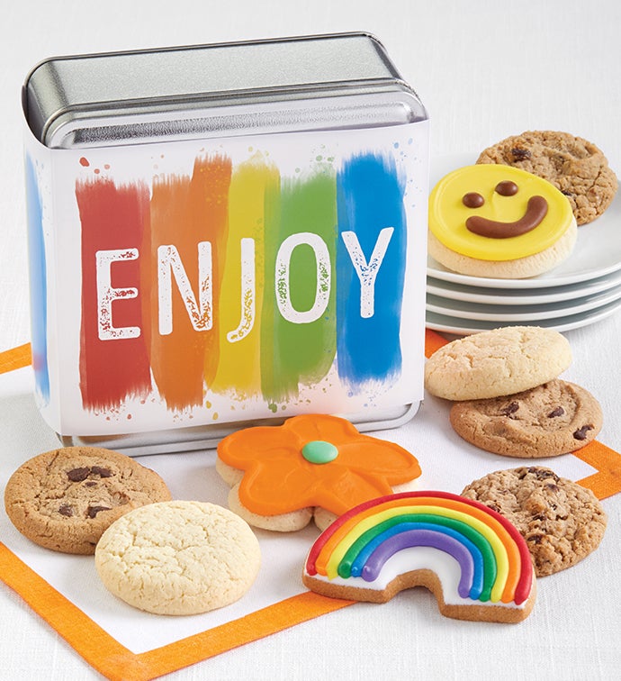 Rainbow Enjoy Mini Gift Tin