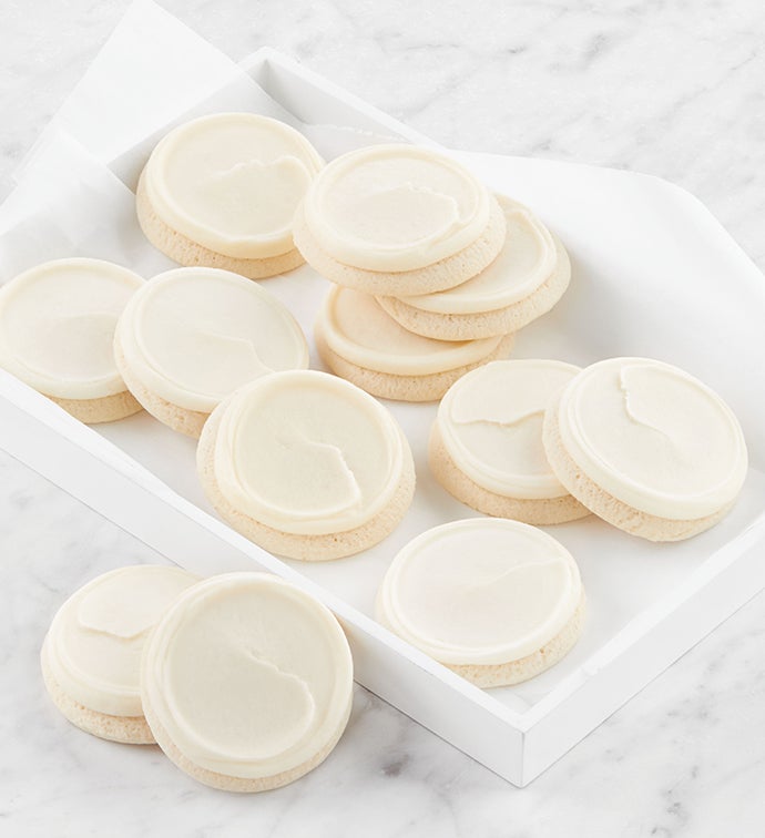 Gluten Free Buttercream Frosted Cookies