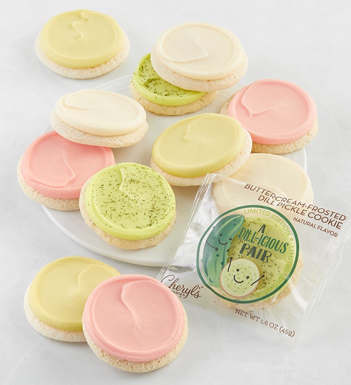 Bow Box Gift Featuring Dill Pickle Cookies
