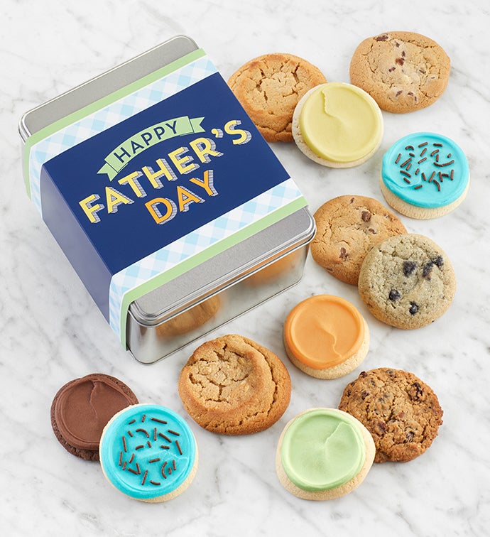 Happy Father’s Day Gift Tin   Classic Cookie Assortment