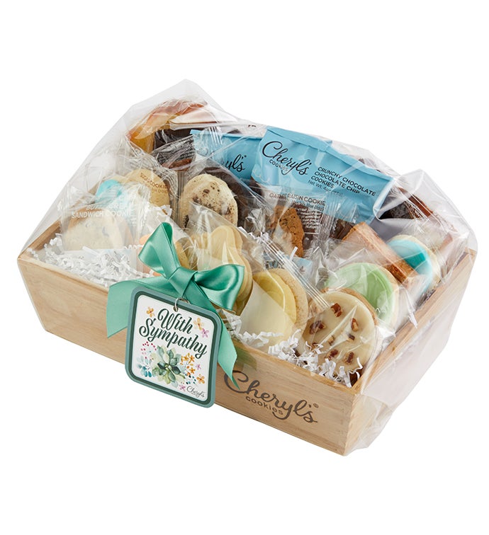 With Sympathy Gift Basket - Medium