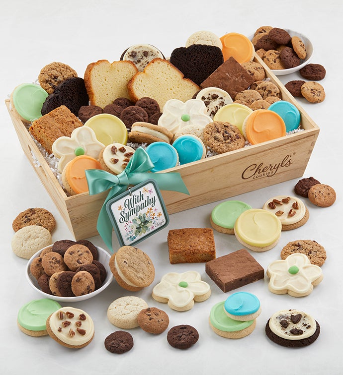 With Sympathy Gift Basket   Large