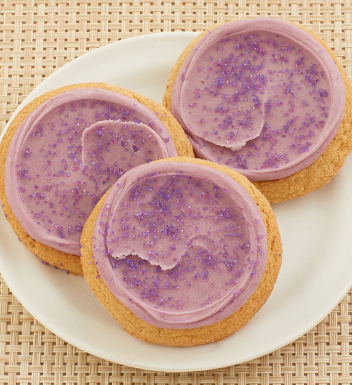 Buttercream Frosted Peanut Butter and Jelly Cookie Sampler
