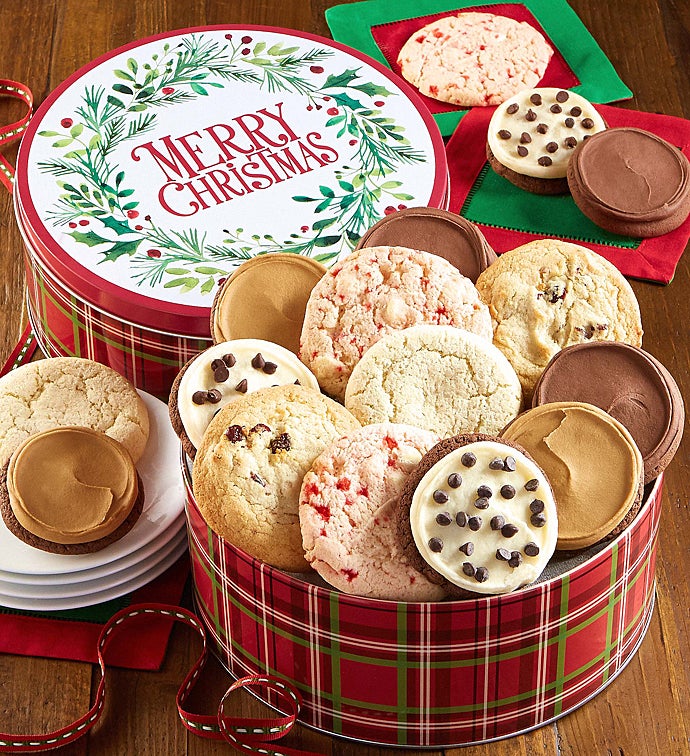 Merry Christmas Gift Tin Create Your Own Assortment