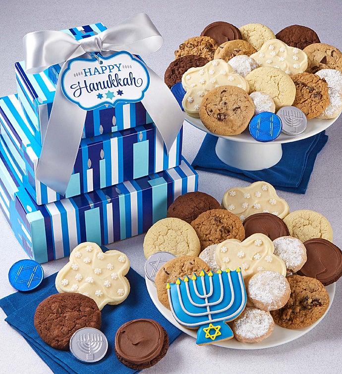 Happy Hanukkah Gift Tower