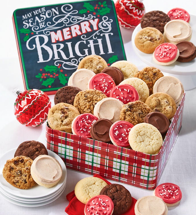 Merry and Bright Assorted Gift Tin