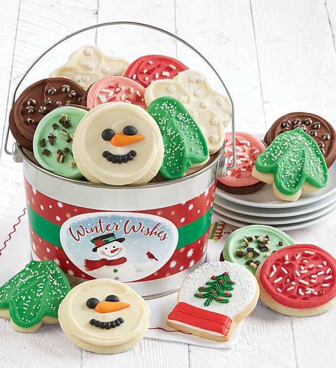 Snowman Cookie Gift Pail
