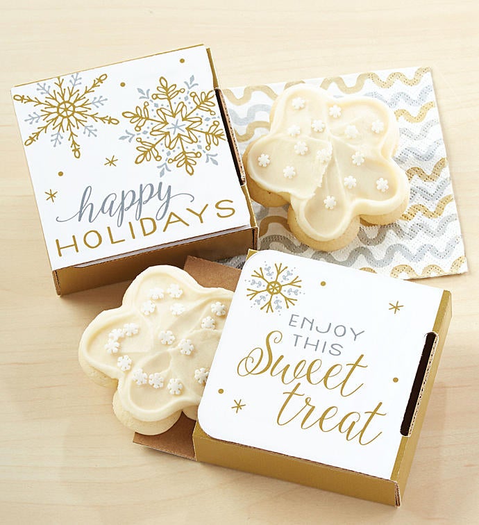Happy Holidays Cookie Card