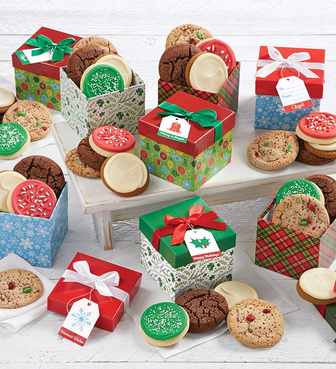 Holiday Present Boxes   Case of 8