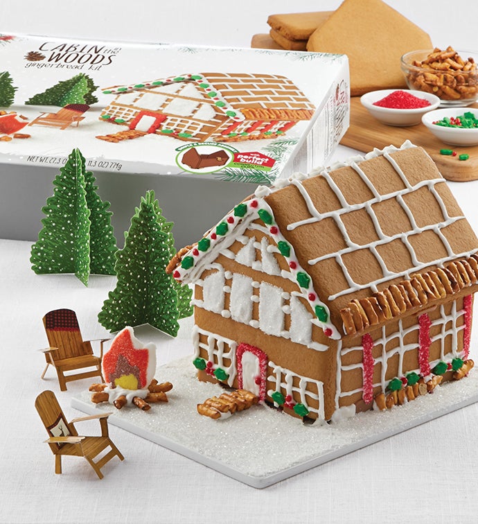 Cabin in the Woods Gingerbread House Kit