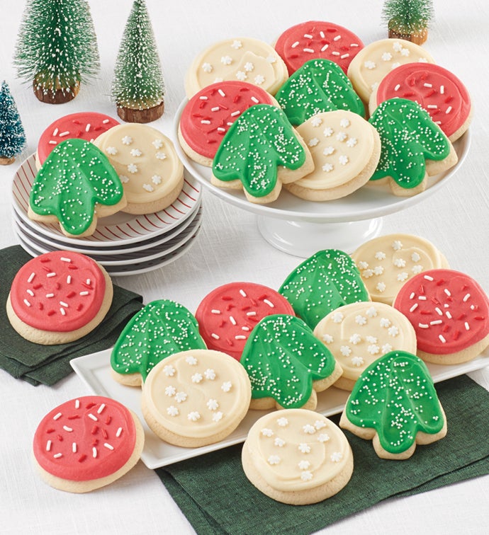 Buttercream Frosted Holiday Cut out Cookies