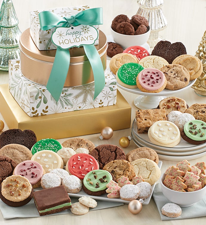 Sparkling Premier Gift Tower   Happy Holidays