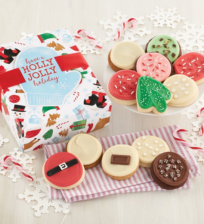 Winter Wishes Holly Jolly Cookie Boxes