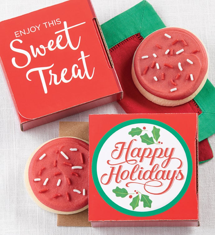 Happy Holidays Cookie Cards Cases