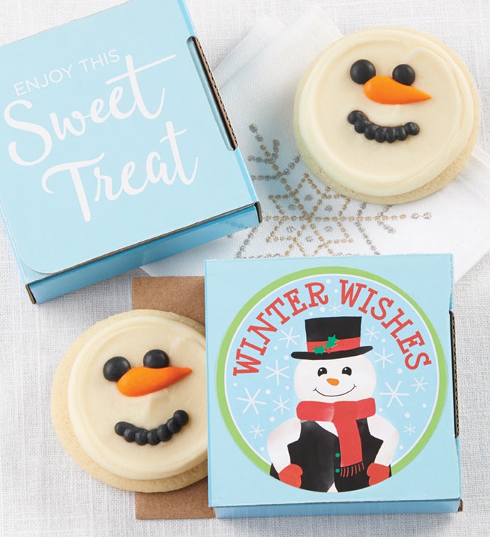 Winter Wishes Cookie Card