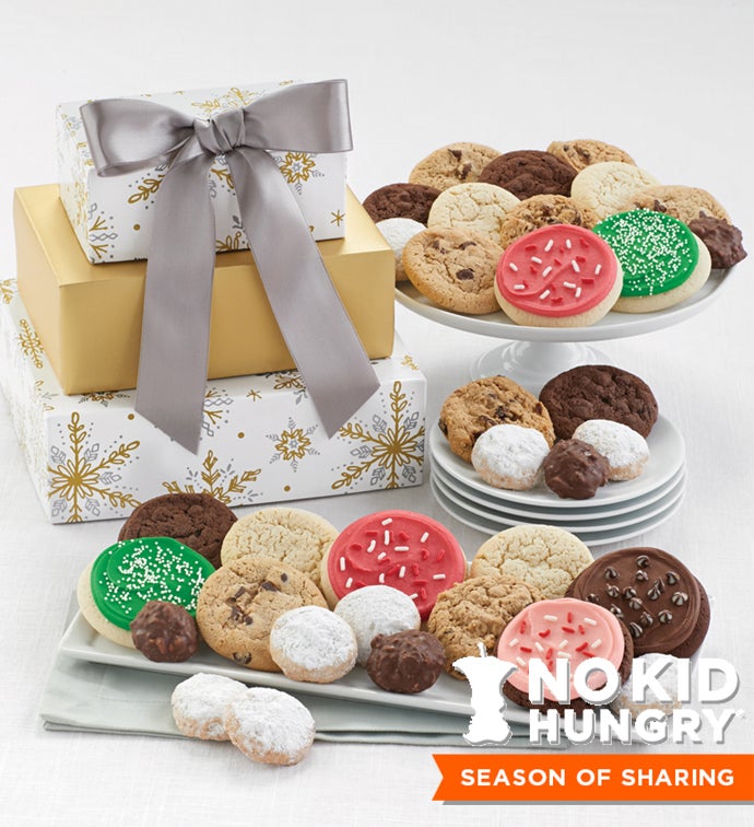 Cheryl’s Cookies® Sparkly Holiday Gift Tower