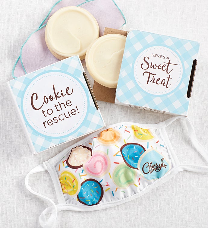 Cookie to the Rescue Cookie Card with Face Mask