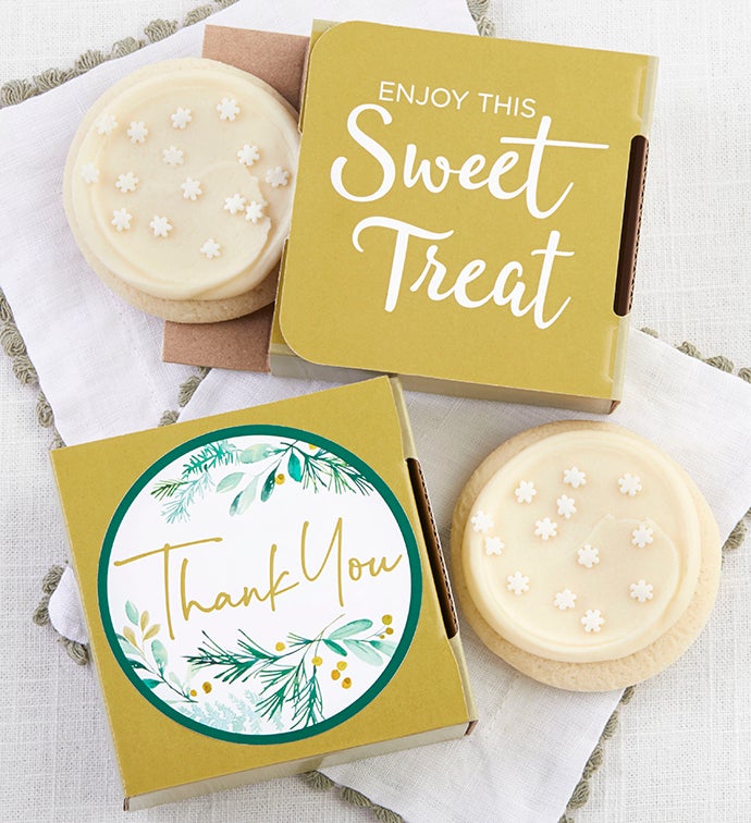 Sparkling Thank You Cookie Card