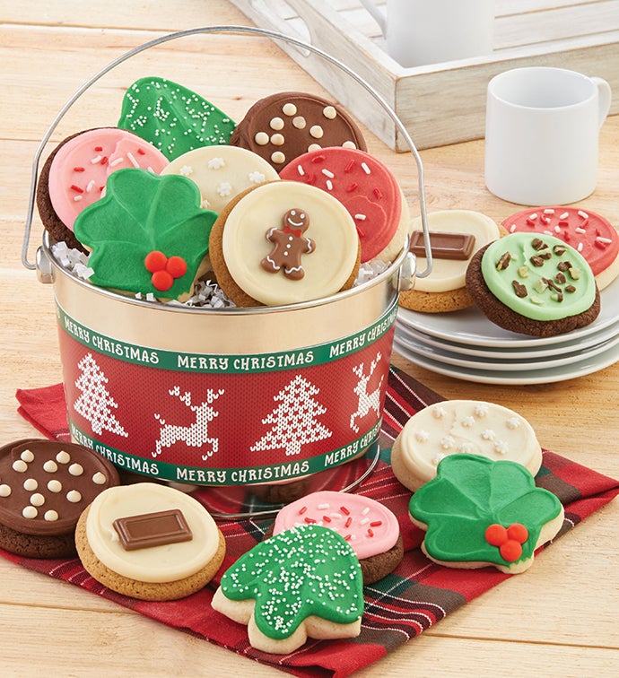 Merry Christmas Cookie Pail