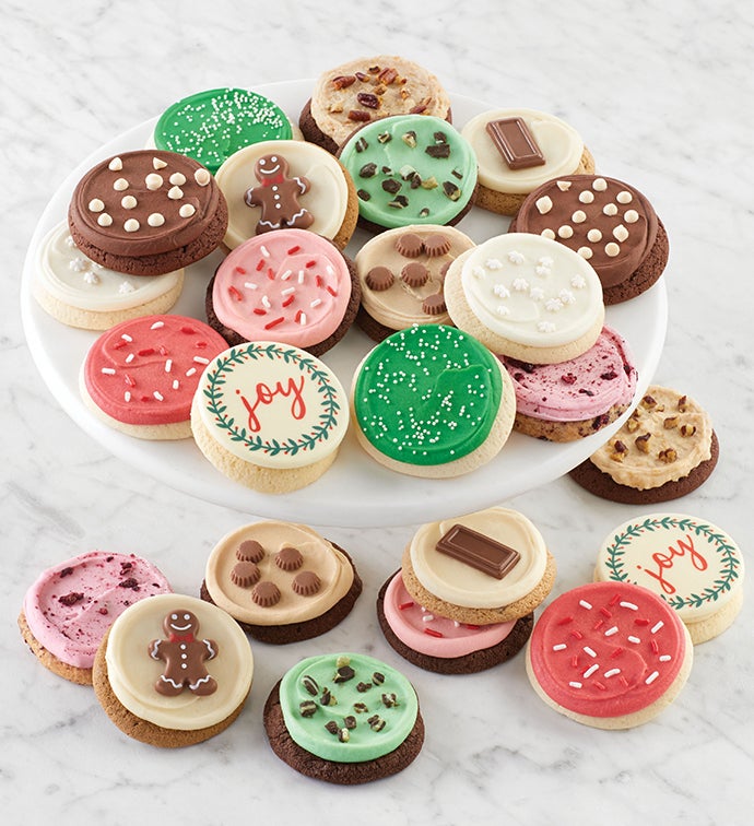 Buttercream Frosted Holiday Cookie Box