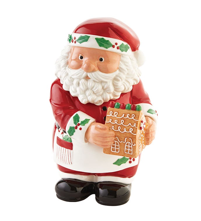 Collector's Edition Baking Santa Cookie Jar