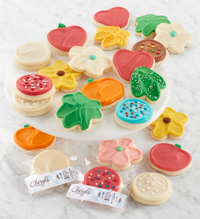 Buttercream Frosted Cut out Cookie of the Month Club   Pre pay