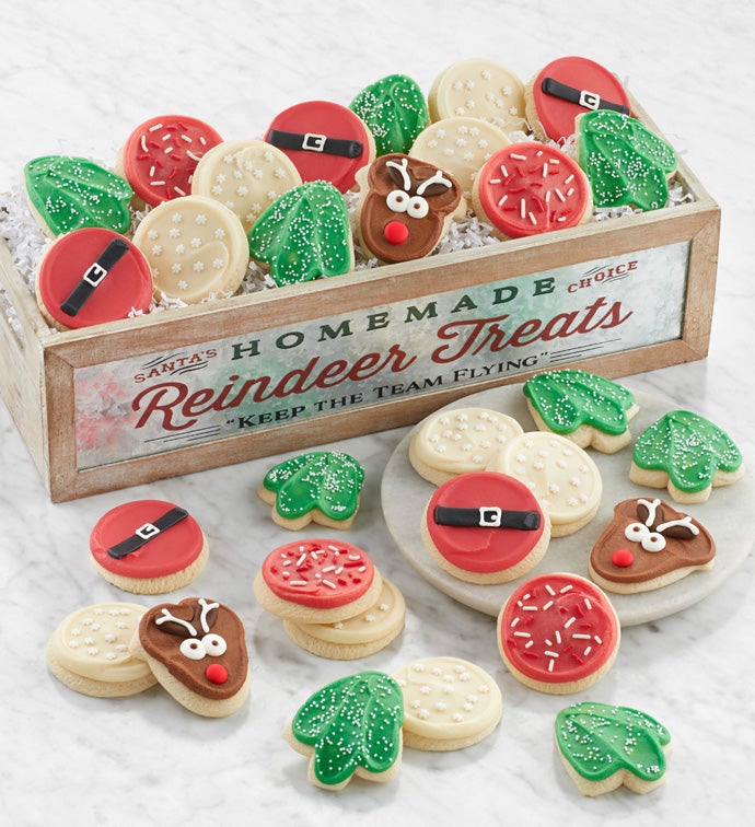 Reindeer Treats Frosted Cookie Crate