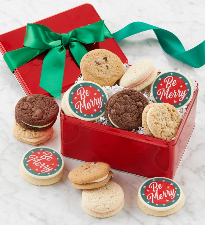 Sandwich & Assorted Cookie Gift Tin